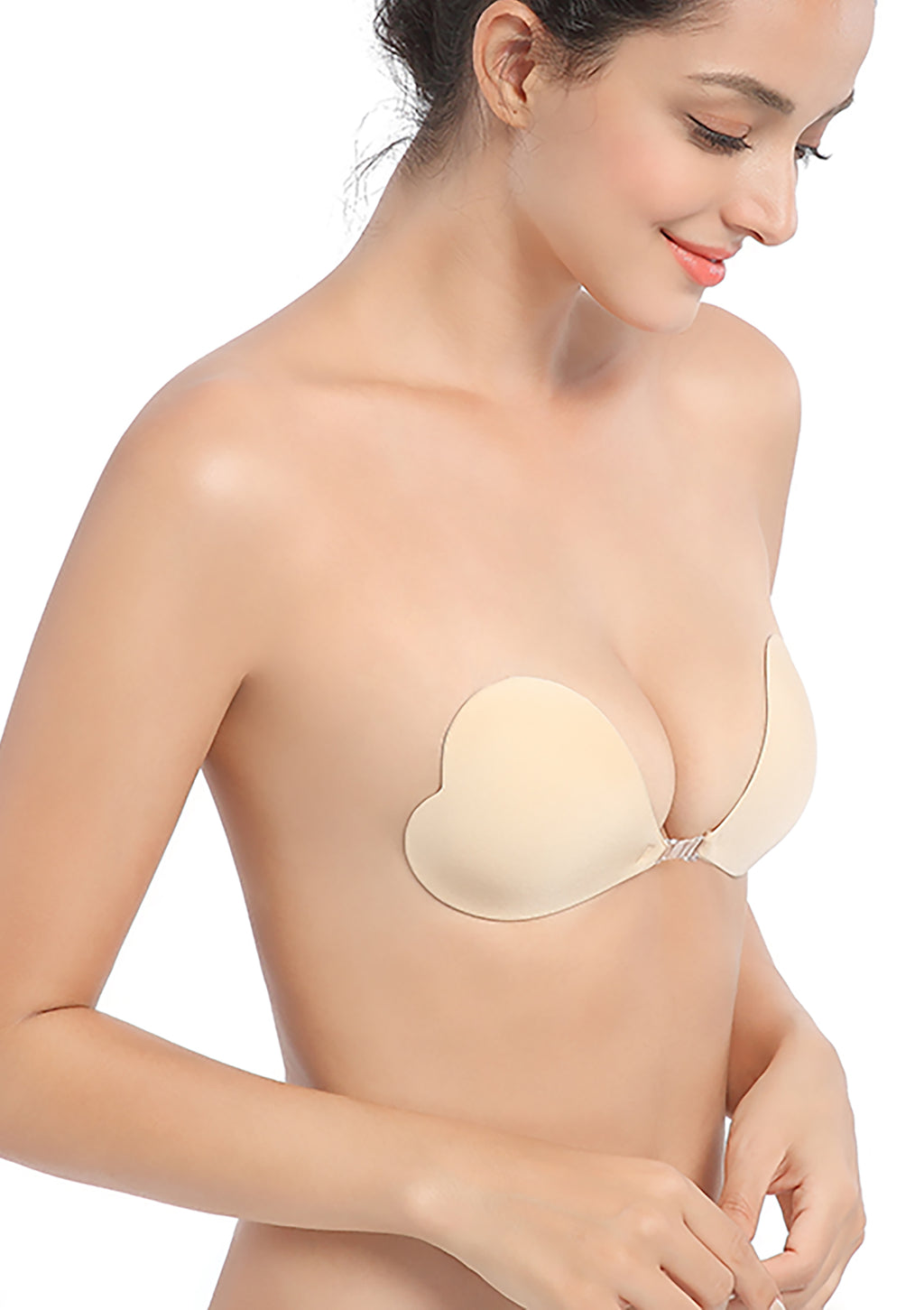 Magic Curves Heart Shaped Cleavage Bra (Nude) 