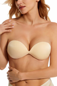 MAGIC CURVES PLUNGE BRA WITH BACK STRAP(REUSABLE SILICONE) – Magic Curves®